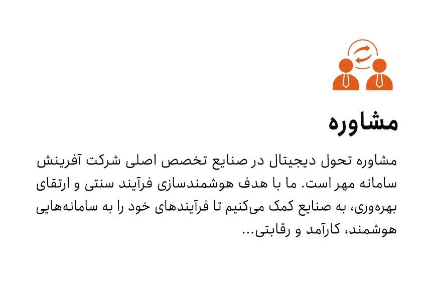 مشاوره تحول دیجیتال صنعتی – هوشمندسازی فرآیندهای سنتی و ارتقای بهره‌وری در صنایع با سامانه‌های هوشمند و رقابتی