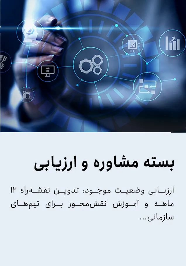 بسته مشاوره و ارزیابی تحول دیجیتال صنعتی – ارزیابی وضعیت موجود، تدوین نقشه‌راه و آموزش نقش‌محور برای تیم‌های سازمانی